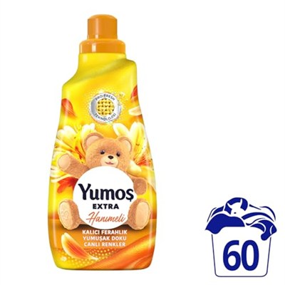 Yumoş Çamaşır Yumuşatıcısı Extra Konsantre Hanımeli 1440 ml