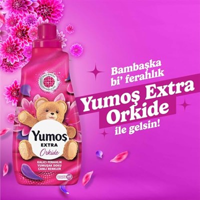 Yumoş Extra Konsantre Çamaşır Orkide 1440 ml