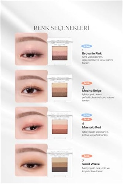 Yumuşak Dokulu, Dökülme Yapmayan 3 Renkli Göz Farı Triple Shadow (No.14 Dewy Apricot)