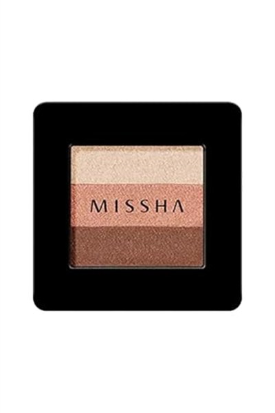 Yumuşak Dokulu, Dökülme Yapmayan 3 Renkli Göz Farı Triple Shadow (No.14 Dewy Apricot)