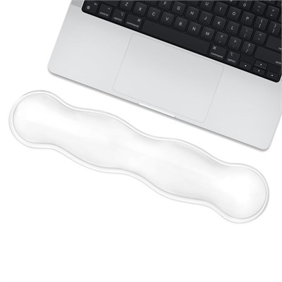 Yumuşak Klavye Bilek Dinlenme Pedi 14,4 inç Konfor Havalı Silikon Jel Yastık Yazma Oyun Bilek Ağrı kesici Destek Pedi MacBook Magic Klavye Diğer Klavyeler Ofis ve Ev Aksesuarları (Şeffaf)
