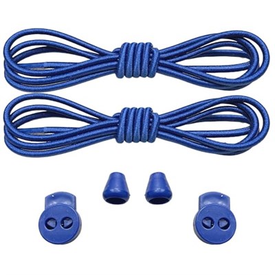 Yuvarlak, Akıllı, Kilitle, Tak-Bırak Bağcık, Yeni Nesil, Bağlamaya Gerek Olmayan Bot, Spor, Klasik Ayakkabı Bağcığı,Elastik 100 cm,1 Çift (Koyu Saks Parlement Mavisi/Lacivert)