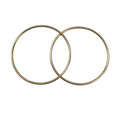 Yuvarlak Metal Çanta Sapı 13 cm CC2 01 Altın