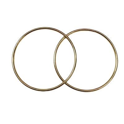 Yuvarlak Metal Çanta Sapı 13 cm CC2 01 Altın