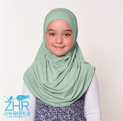ZAHRANUR HİJAB Viskon Tek parça Çocuk Pratik Eşarp