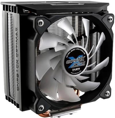 Zalman CNPS10X OPTIMA II - RGB CPU Soğutucu PC - Dual Blade CPU Fan PWM Fan Kontrolü PC - AMD CPU ve Intel için Uyumlu İşlemci Fanı - Siyah RGB