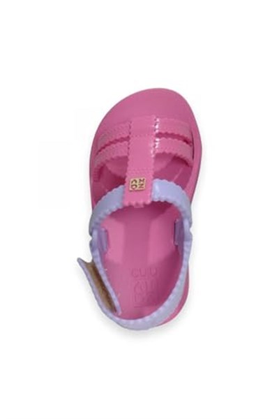 ZAXY Zxnina 18641K Nina Conectada Baby Pembe Kız Çocuk Sandalet, DD0465 LIGHT VIOLET/DARK PINK, 23
