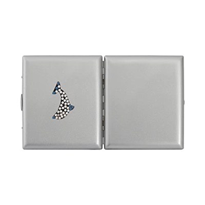 Zekupp Gümüş Gri Yunus Temalı Metal Sigara Tabakası (ZU-TBK0015)