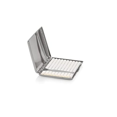 Zekupp Metal Sigara Tabakası Sandık Set Gümüş (ZU-SST0002)