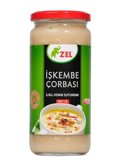 ZEL İşkembe Çorbası 480 ml – İlikli Kemik Suyundan, Dana/Kuzu İşkembe Etli, Geleneksel Çorba