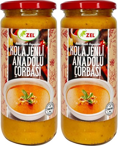 ZEL Kolajenli Anadolu Çorbası 480 ml 2li paket