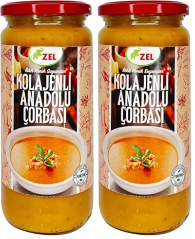 ZEL Kolajenli Anadolu Çorbası 480 ml 2li paket