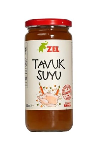 ZEL Tavuk Suyu 480 ml – Katkısız, Yemeklik Tavuk Suyu
