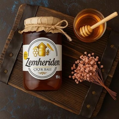 Zemheriden Süzme Çiçek Bal (Şekersiz)