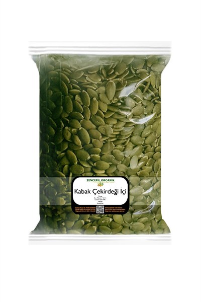 Zencefil Organik Kabak Çekirdeği İçi 250 Gr. Çiğ Kabak Çekirdeği İçi 1. Kalite Tertemiz ve Taze