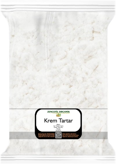 Zencefil Organik Krem Tartar 100 gr Katkısız Saf Krem Tartar