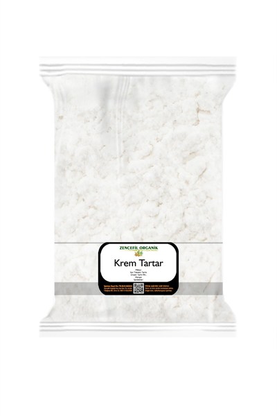 Zencefil Organik Krem Tartar 250 gr Katkısız Saf Krem Tartar