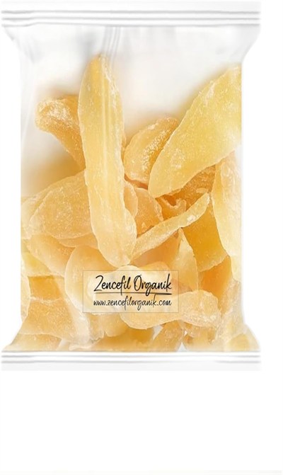 Zencefil Organik Lokumu Şekeri Taze Yaş Şekerlemesi (250 Gr)