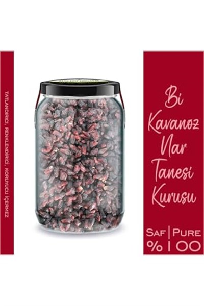 Zencefil Organik Nar Tanesi Kurusu Bi Kavanoz 660 cc. Cam Kavanozda Katkısız Nar Kurusu Taneleri Dried Pomegranate