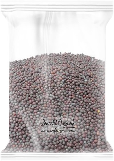 Zencefil Organik Siyah Hardal Tohumu 250 Gr. Kara Hardal Tohum 0,25 Kg