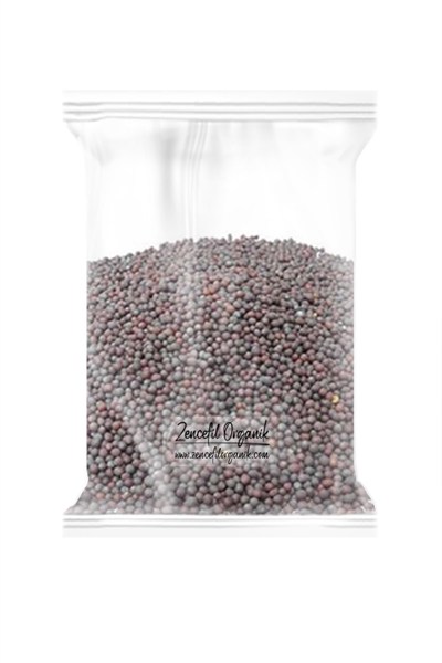 Zencefil Organik Siyah Hardal Tohumu 250 Gr. Kara Hardal Tohum 0,25 Kg