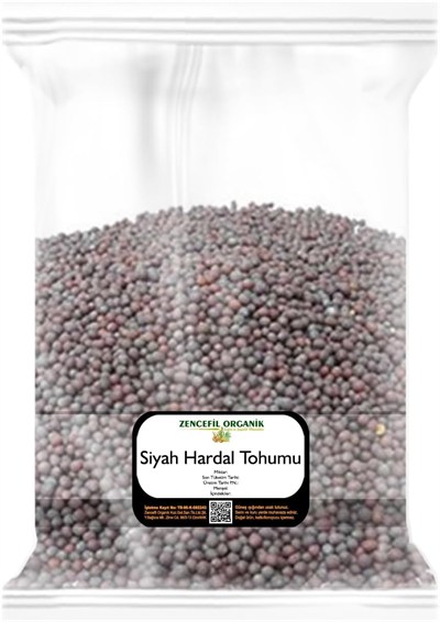 Zencefil Organik Siyah Hardal Tohumu 500 Gr.