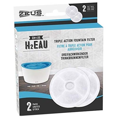 Zeus 91403 H2eau Üçlü Aksiyon Su Çeşmesi Filtresi (2 paket)