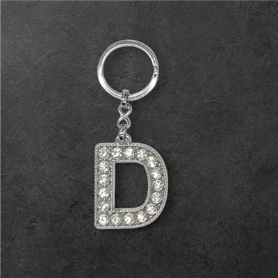 Zeus&Co. D Harfi Taşlı Anahtarlık