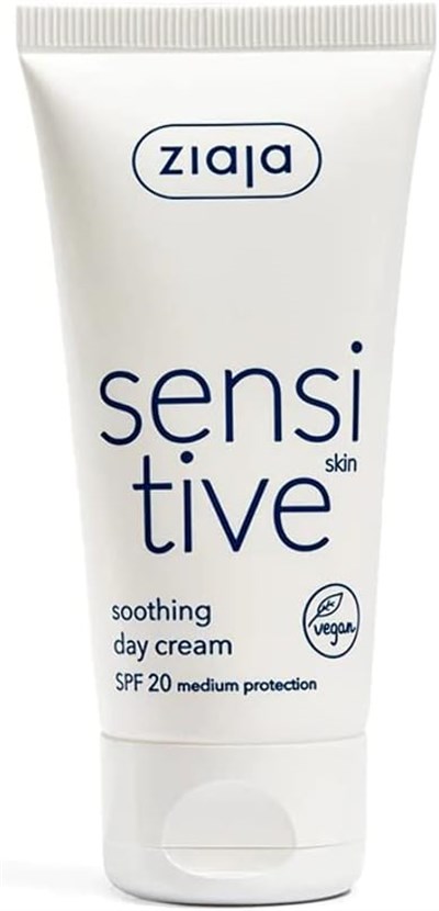 Ziaja Sensitive Yatıştırıcı Gündüz Kremi Spf 20, Hassas Cilt Serisi, 50 ml