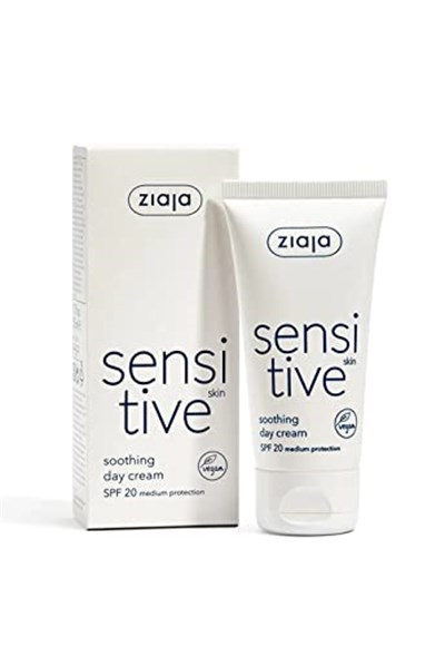 Ziaja Sensitive Yatıştırıcı Gündüz Kremi Spf 20, Hassas Cilt Serisi, 50 ml