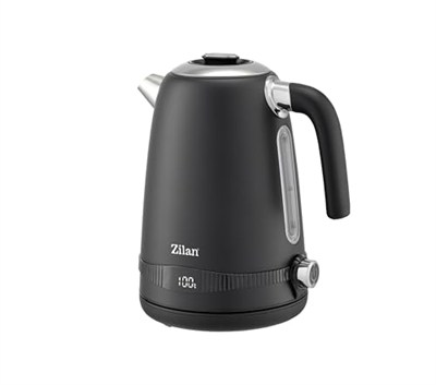 Zilan ZLN1001 Dijital Elektrikli Su Isıtıcı – 1.7L Kapasite, Çift Duvar Inox Akıllı Kettle, Ayarlanabilir Sıcaklık, 2200W Güç, Siyah