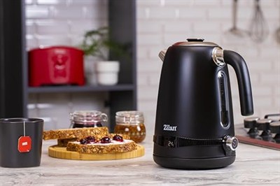 Zilan ZLN1001 Dijital Elektrikli Su Isıtıcı – 1.7L Kapasite, Çift Duvar Inox Akıllı Kettle, Ayarlanabilir Sıcaklık, 2200W Güç, Siyah