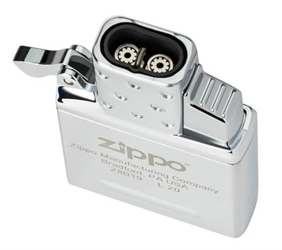 Zippo Unisexin Bütan Çakmak Ekleme-Çift Torch, Krom, Bir Boyut