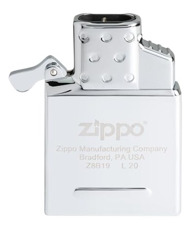 Zippo Unisexin Bütan Çakmak Ekleme-Çift Torch, Krom, Bir Boyut