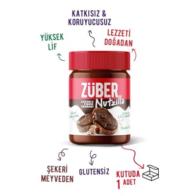 Züber Nutzilla Kakaolu Fındık Kreması 315gr
