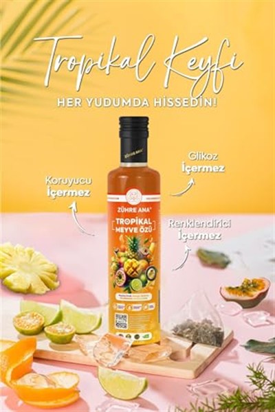 Zühre Ana Tropikal Meyve Özü 640 Gr