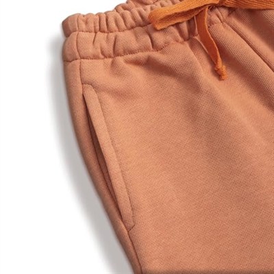 Zuppers 2li Organik Pamuk T-Shirt Şort Takım(0-4 Yaş) - Kiremit - 1-2 Yaş