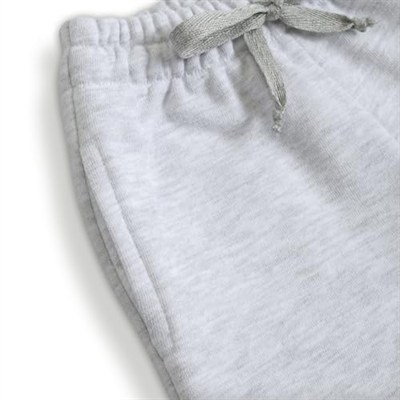Zuppers 2li Organik Pamuk T-Shirt Şort Takım(0-4 Yaş) - Gri Melanj - 2-3 Yaş
