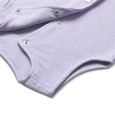 Zuppers Çıtçıtlı Pamuk Bebek Çocuk Yelek, Lila