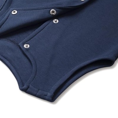Zuppers Çıtçıtlı Pamuk Bebek Çocuk Yelek, Lacivert, 3-6 Ay