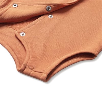 Zuppers Çıtçıtlı Pamuk Bebek Çocuk Yelek, Kiremit, 4-5 Yaş