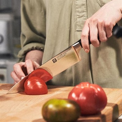 Zwilling Four Star Şef Bıçağı, Paslanmaz Çelik, Siyah