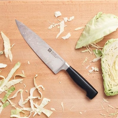 Zwilling Four Star Şef Bıçağı, Paslanmaz Çelik, Siyah