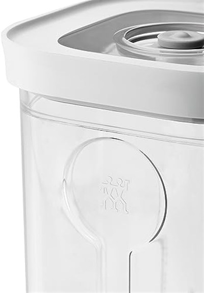 ZWILLING Fresh & Save Cube kutu, boyut 4S, modüler ve istiflenebilir saklama kabı, hava geçirmez ve vakumlanabilir saklama, bulaşık makinesinde yıkanabilir, şeffaf