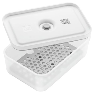 ZWILLING FRESH & SAVE VAKUM AKSESUARLARI SETİ PLASTİK KUTULAR İÇİN, M/L / 2-PARÇA