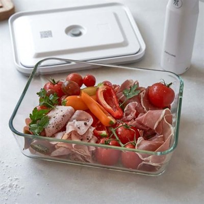 Zwilling Fresh & Save Vakumlu Buzdolabı Cam Saklama Kabı 1,5 L Gri