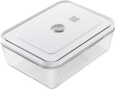 Zwilling Fresh & Save Vakumlu Buzdolabı Cam Saklama Kabı 1,5 L Gri