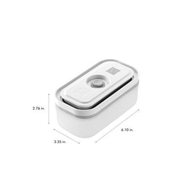 Zwilling Fresh & Save Vakumlu Saklama Kabı, S, Plastik, Yarı Şeffaf-Gri