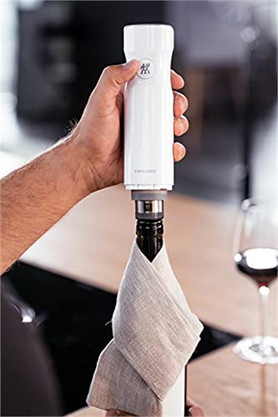 ZWILLING Fresh & Save Vakumlu Şarap Tıpası Seti, 3 Parça, Gri - Seçenekler: Torba, Şarap tıpası