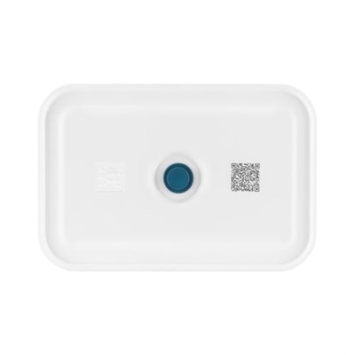 Zwilling Fresh & Save Vakumlu Yemek Taşıma Kabı, L Düz, Plastik, Beyaz-Akdeniz Mavisi - Seçenekler: Medium Box, Large Box, Large Flat, Small Box